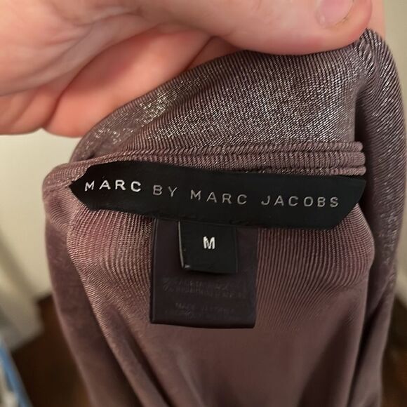 Y2K Marc By Marc Jacobs Brown Metallic Tunic - Picture 9 of 9